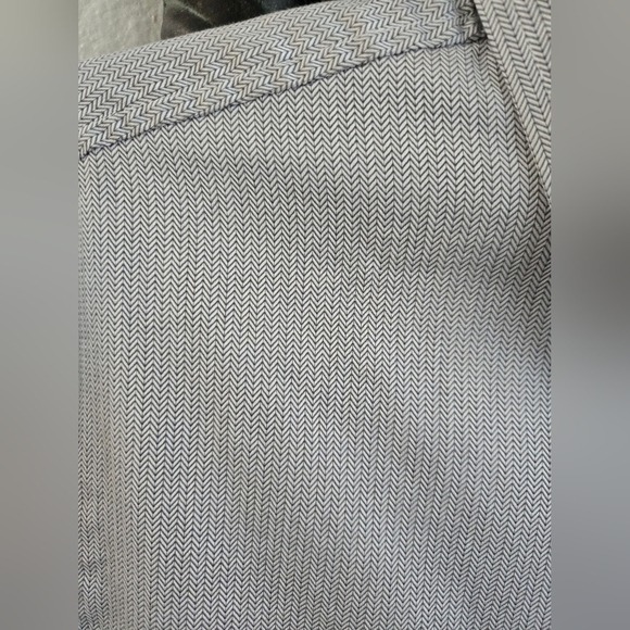 Armani Exchange Gray Herringbone Button-Up Shirt - Picture 5 of 11